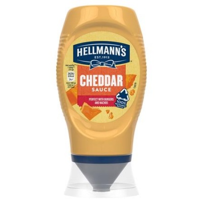 Cheddar szósz, 250 g, HELLMANNS