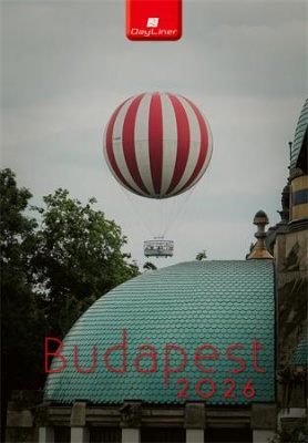Naptár, fali, DAYLINER, Budapest