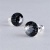 Fülbevaló, Black Diamond SWAROVSKI® kristállyal, 8mm, ART CRYSTELLA®